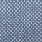 Preview: Double Gauze in Jeansblau mit Blumenstickerei